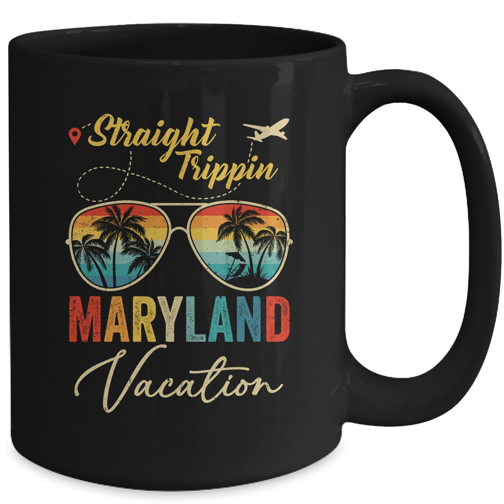 Straight Trippin Maryland Vacation 2024 Family Summer Mug | siriusteestore