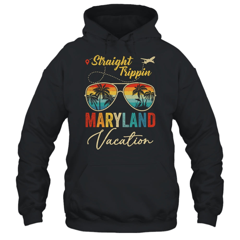 Straight Trippin Maryland Vacation 2024 Family Summer Shirt & Tank Top | siriusteestore