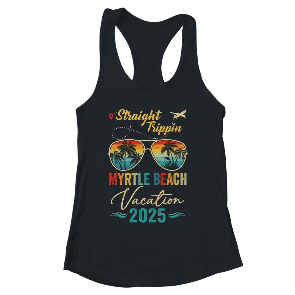 Straight Trippin Myrtle Beach 2025 Family Summer Vacation Shirt & Tank Top | siriusteestore