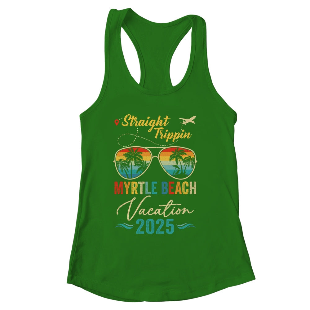 Straight Trippin Myrtle Beach 2025 Family Summer Vacation Shirt & Tank Top | siriusteestore