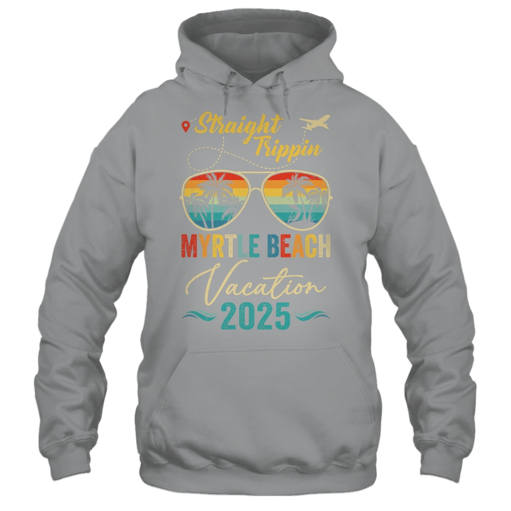 Straight Trippin Myrtle Beach 2025 Family Summer Vacation Shirt & Tank Top | siriusteestore