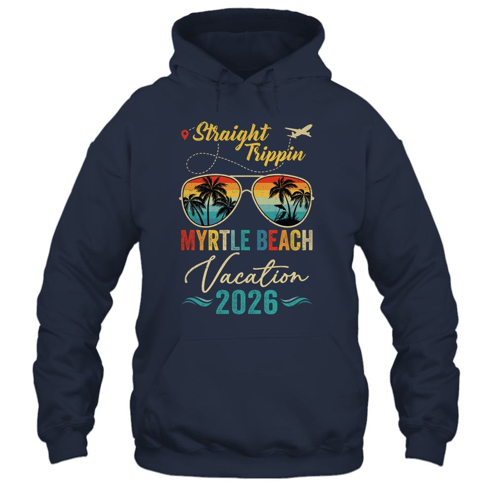 Straight Trippin Myrtle Beach 2026 Family Summer Vacation Shirt & Tank Top | siriusteestore