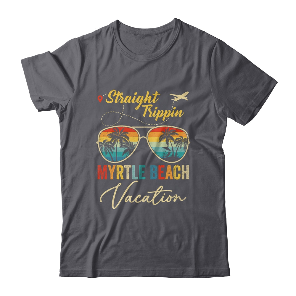 Straight Trippin Myrtle Beach Vacation 2024 Family Summer Shirt & Tank Top | siriusteestore