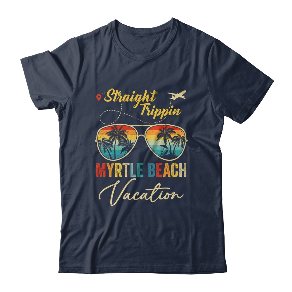 Straight Trippin Myrtle Beach Vacation 2024 Family Summer Shirt & Tank Top | siriusteestore
