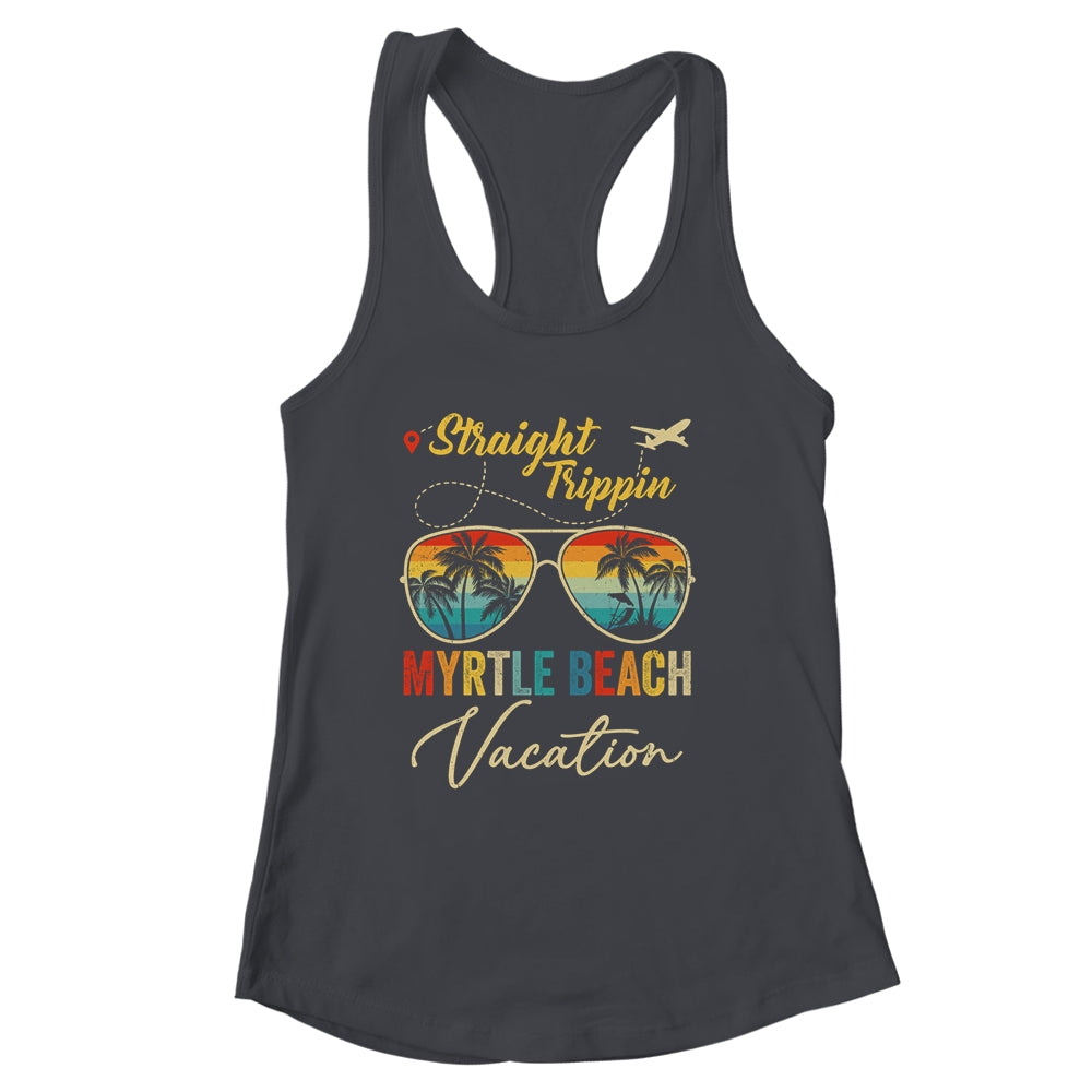 Straight Trippin Myrtle Beach Vacation 2024 Family Summer Shirt & Tank Top | siriusteestore