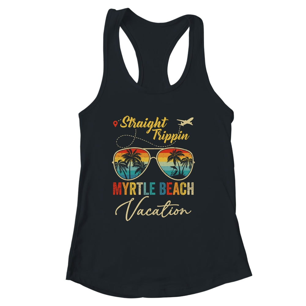 Straight Trippin Myrtle Beach Vacation 2024 Family Summer Shirt & Tank Top | siriusteestore