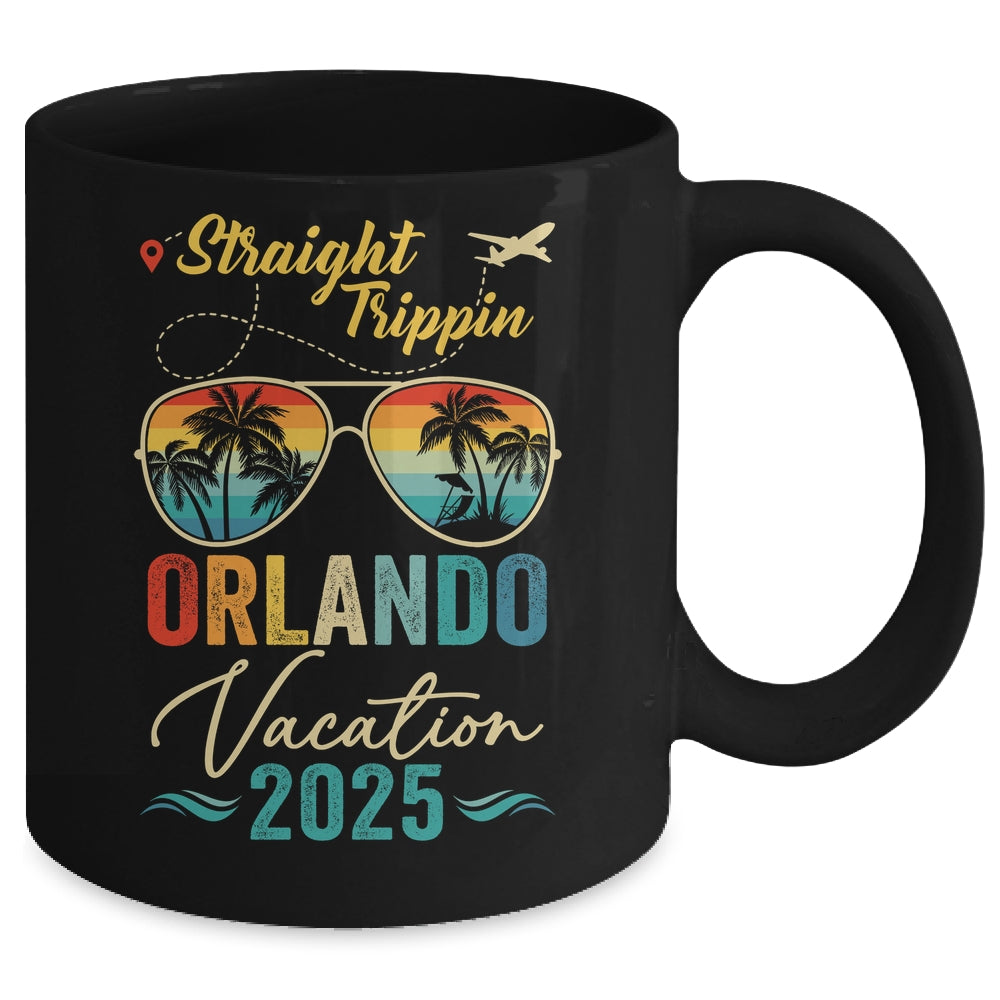 Straight Trippin Orlando 2025 Family Summer Vacation Mug | siriusteestore