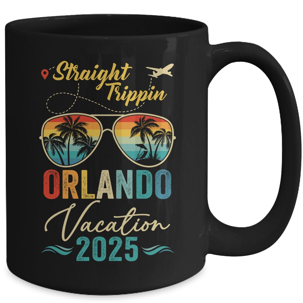 Straight Trippin Orlando 2025 Family Summer Vacation Mug | siriusteestore
