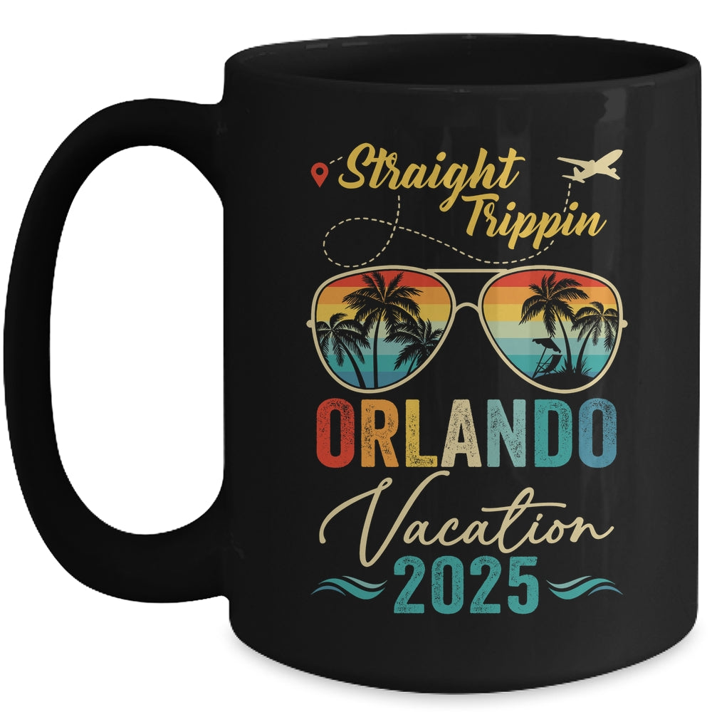 Straight Trippin Orlando 2025 Family Summer Vacation Mug | siriusteestore