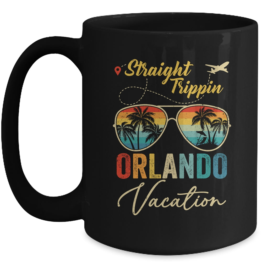 Straight Trippin Orlando Vacation 2024 Family Summer Mug | siriusteestore