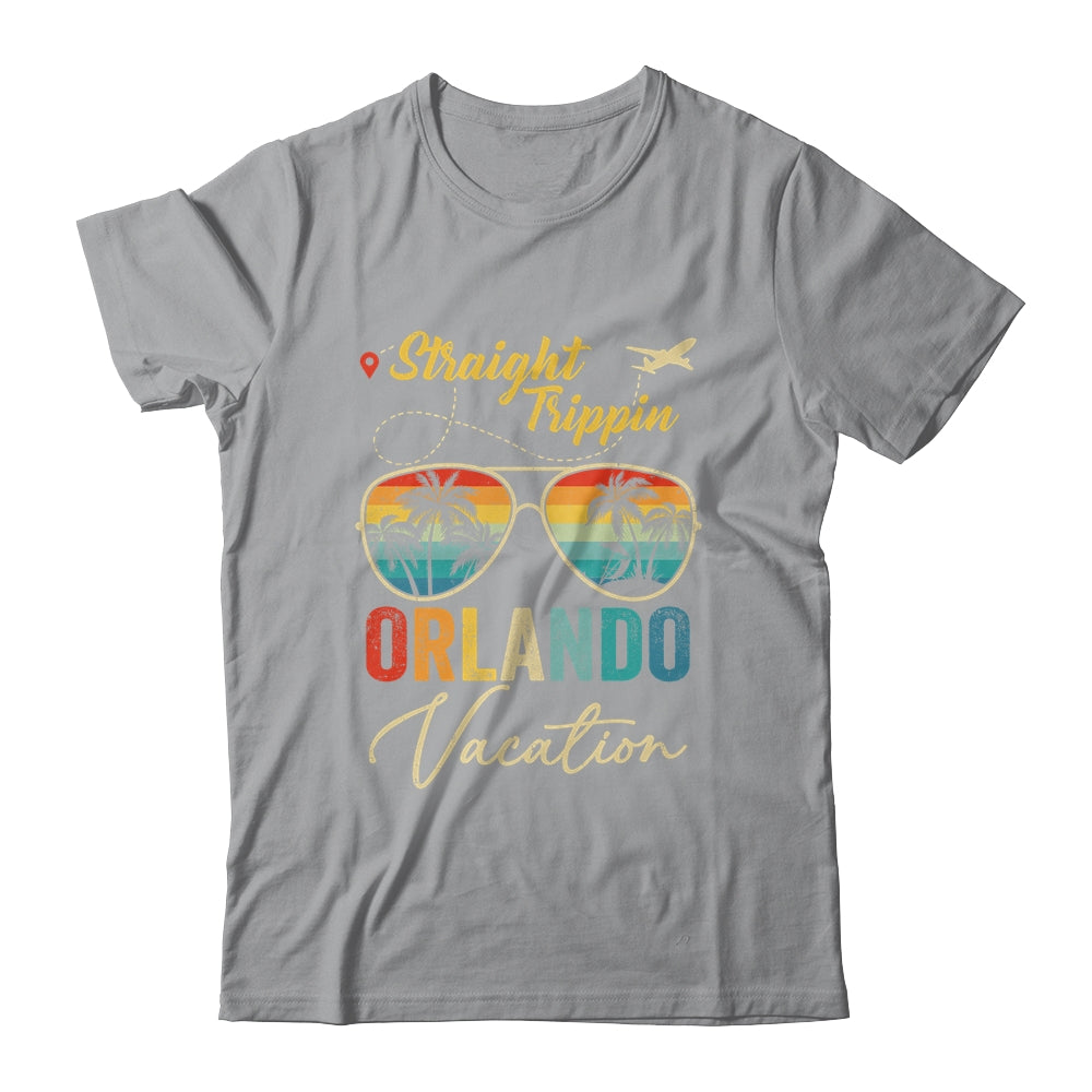 Straight Trippin Orlando Vacation 2024 Family Summer Shirt & Tank Top | siriusteestore