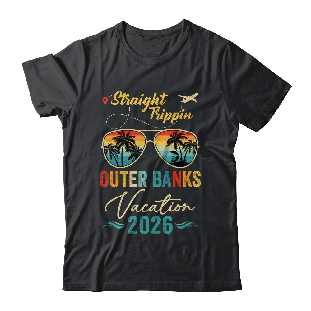 Straight Trippin Outer Banks 2026 Family Summer Vacation Shirt & Tank Top | siriusteestore