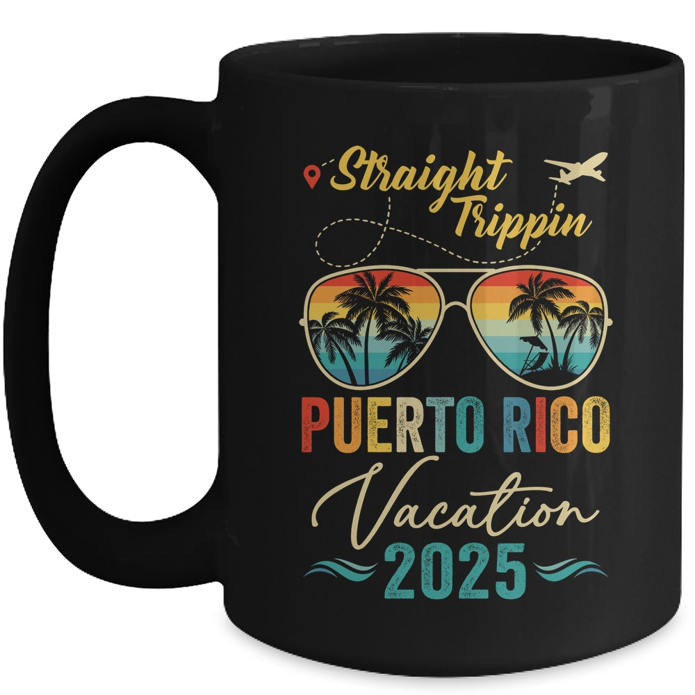 Straight Trippin Puerto Rico 2025 Family Summer Vacation Mug | siriusteestore