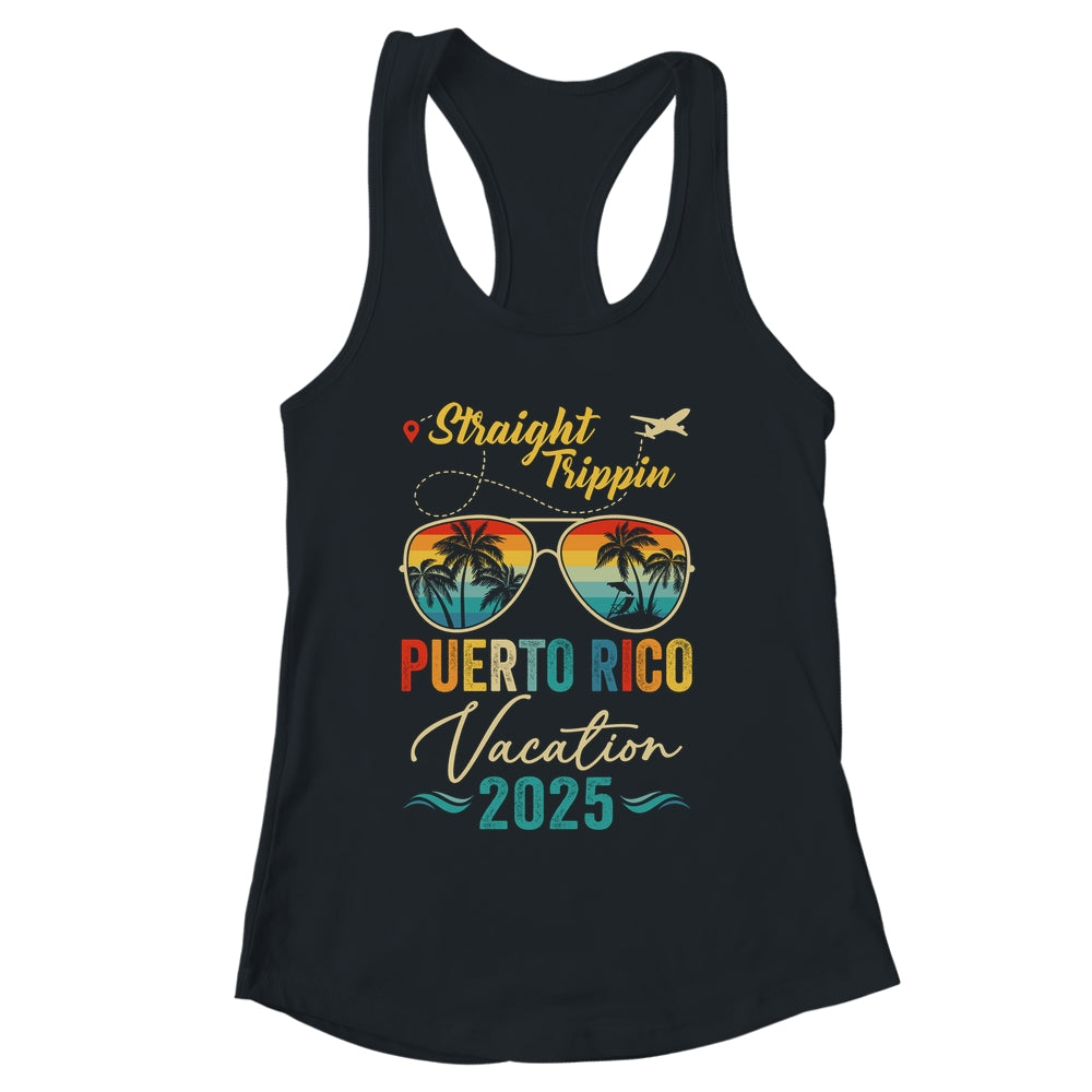 Straight Trippin Puerto Rico 2025 Family Summer Vacation Shirt & Tank Top | siriusteestore