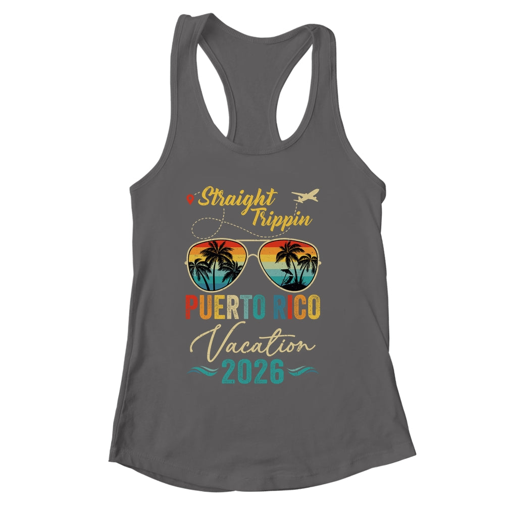 Straight Trippin Puerto Rico 2026 Family Summer Vacation Shirt & Tank Top | siriusteestore