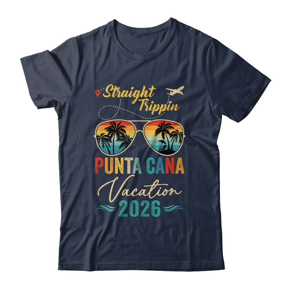 Straight Trippin Punta Cana 2026 Family Summer Vacation Shirt & Tank Top | siriusteestore