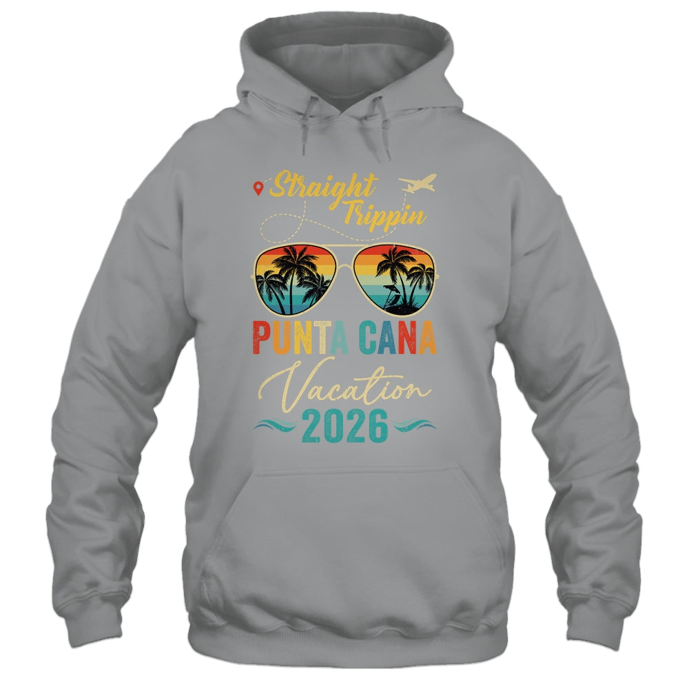 Straight Trippin Punta Cana 2026 Family Summer Vacation Shirt & Tank Top | siriusteestore