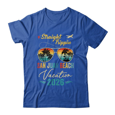 Straight Trippin San Juan Beach 2026 Family Summer Vacation Shirt & Tank Top | siriusteestore