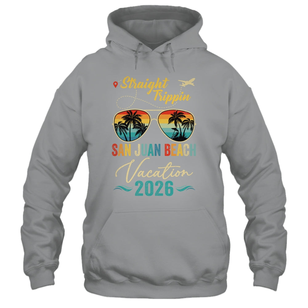 Straight Trippin San Juan Beach 2026 Family Summer Vacation Shirt & Tank Top | siriusteestore