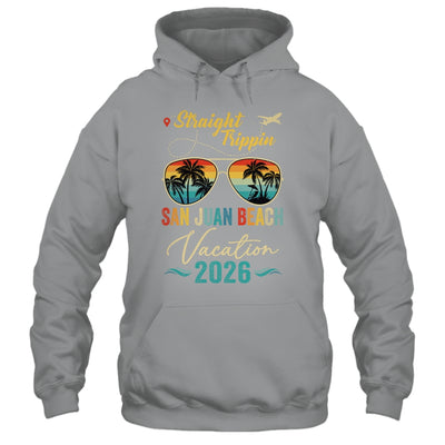 Straight Trippin San Juan Beach 2026 Family Summer Vacation Shirt & Tank Top | siriusteestore