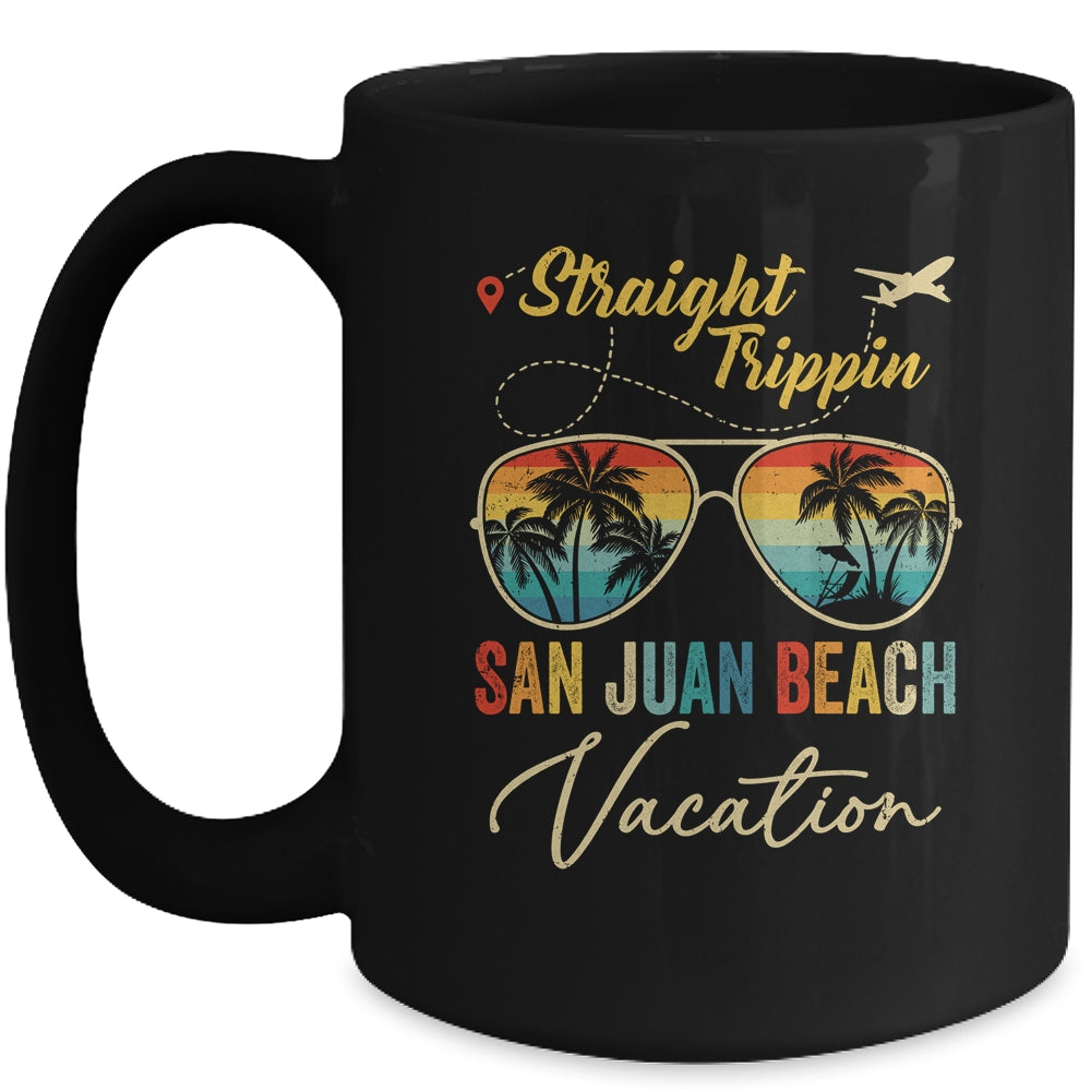 Straight Trippin San Juan Beach Vacation 2024 Family Summer Mug | siriusteestore