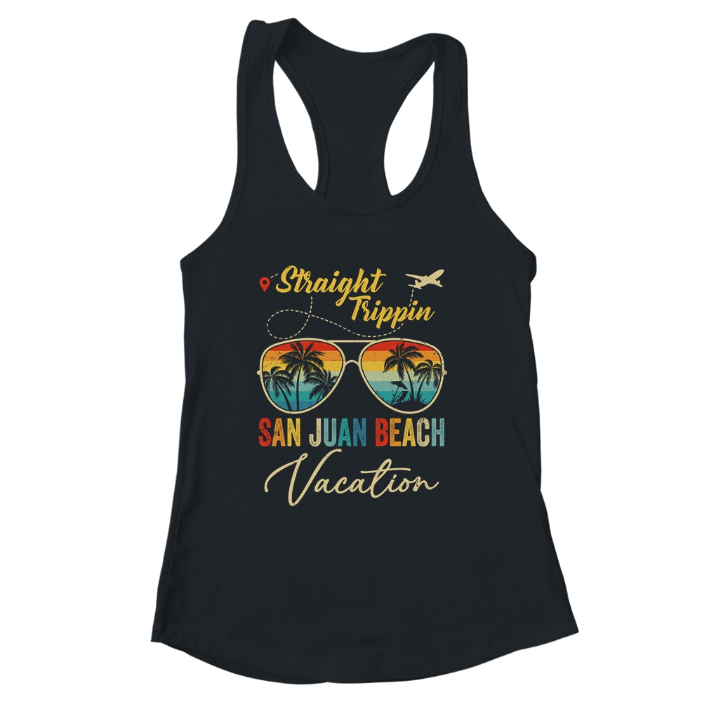 Straight Trippin San Juan Beach Vacation 2024 Family Summer Shirt & Tank Top | siriusteestore