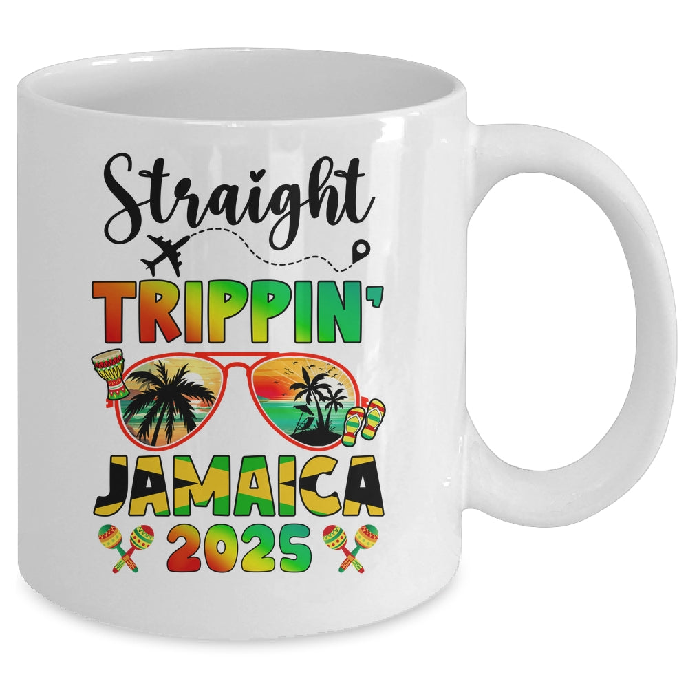 Straight Tripping Jamaica 2025 Family Vacation Matching Mug | siriusteestore
