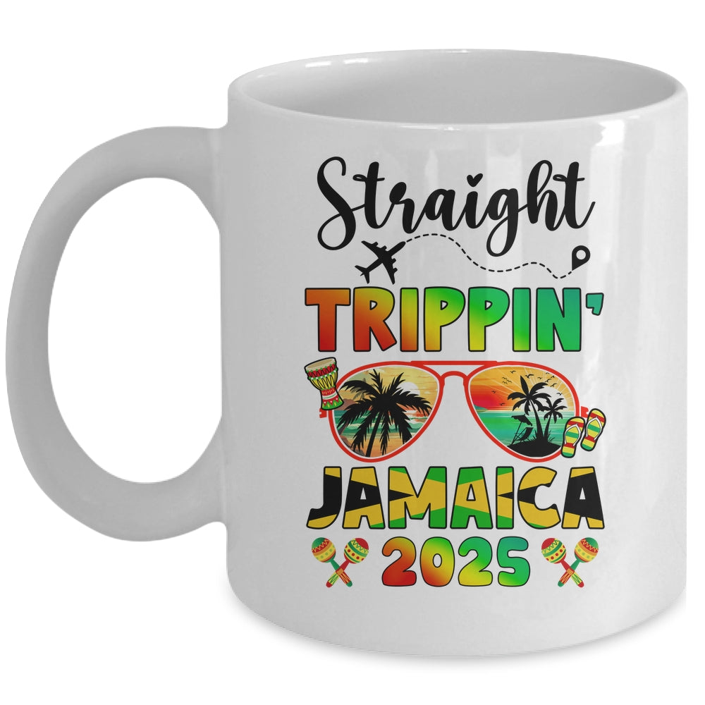 Straight Tripping Jamaica 2025 Family Vacation Matching Mug | siriusteestore