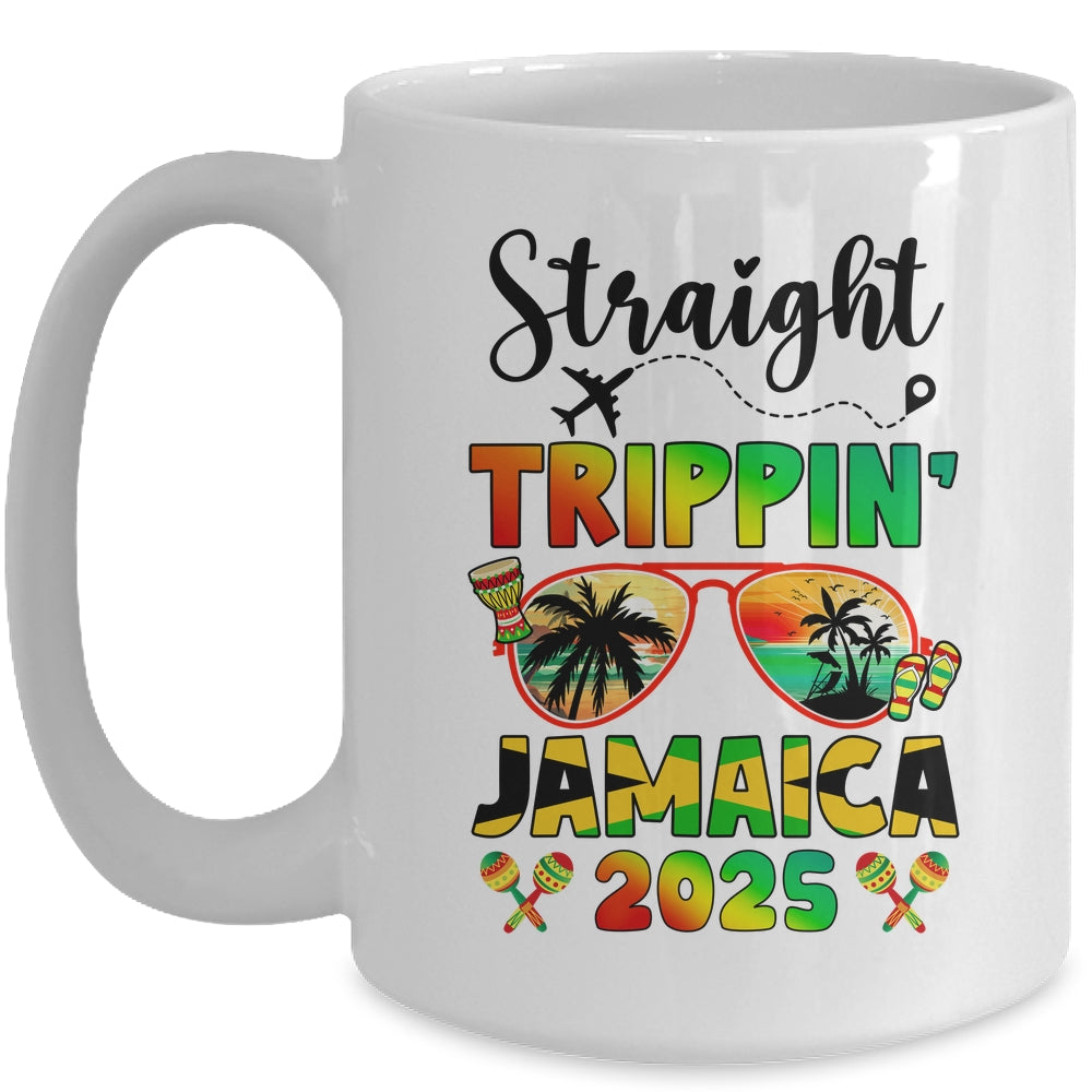 Straight Tripping Jamaica 2025 Family Vacation Matching Mug | siriusteestore