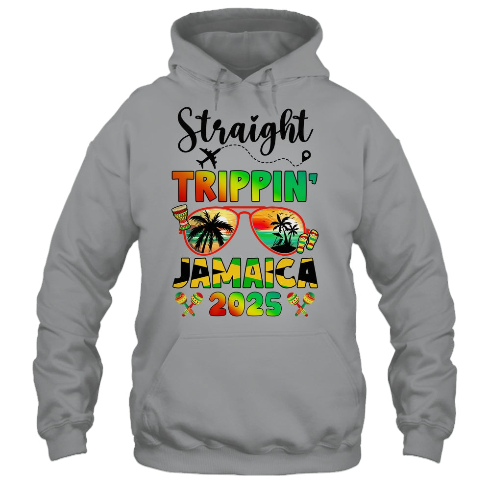 Straight Tripping Jamaica 2025 Family Vacation Matching Shirt & Tank Top | siriusteestore