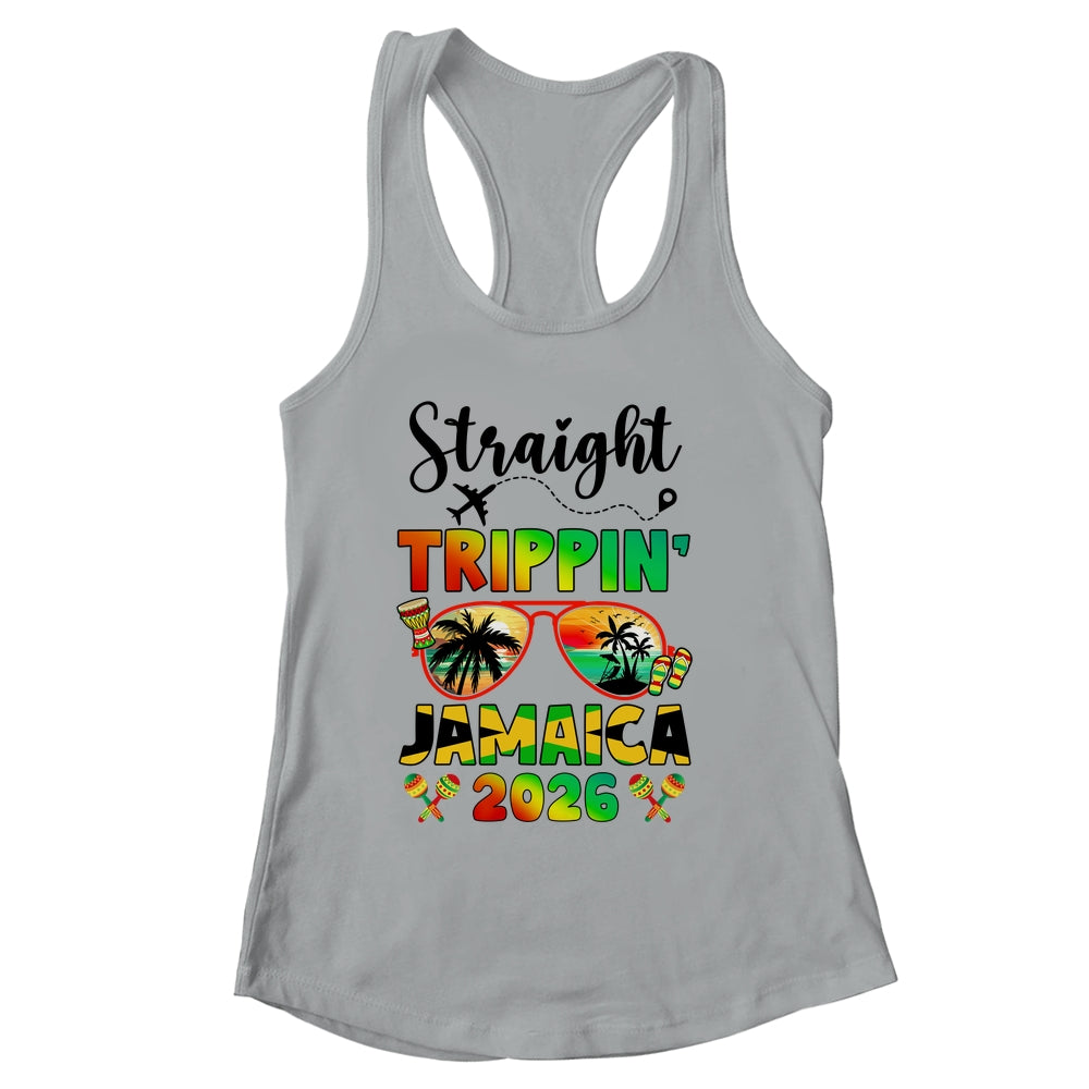 Straight Tripping Jamaica 2026 Family Vacation Matching Shirt & Tank Top | siriusteestore