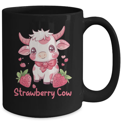 Strawberry Cow Kawaii Anime Strawberry Milk For Girls Kids Mug | siriusteestore