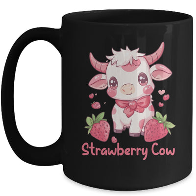 Strawberry Cow Kawaii Anime Strawberry Milk For Girls Kids Mug | siriusteestore