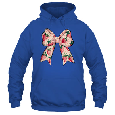 Strawberry Festival Coquette Bow Berry Fruit Season Shirt & Tank Top | siriusteestore