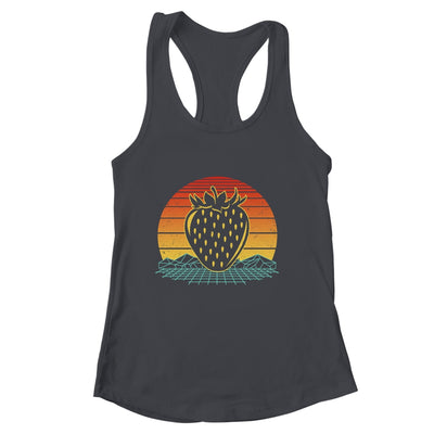 Strawberry Fruit Lover Retro Vintage 80s Style Men Women Shirt & Tank Top | siriusteestore