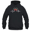 Strawberry Hearbeat Fruit Lover Fruitarian Strawberries Farm Shirt & Tank Top | siriusteestore