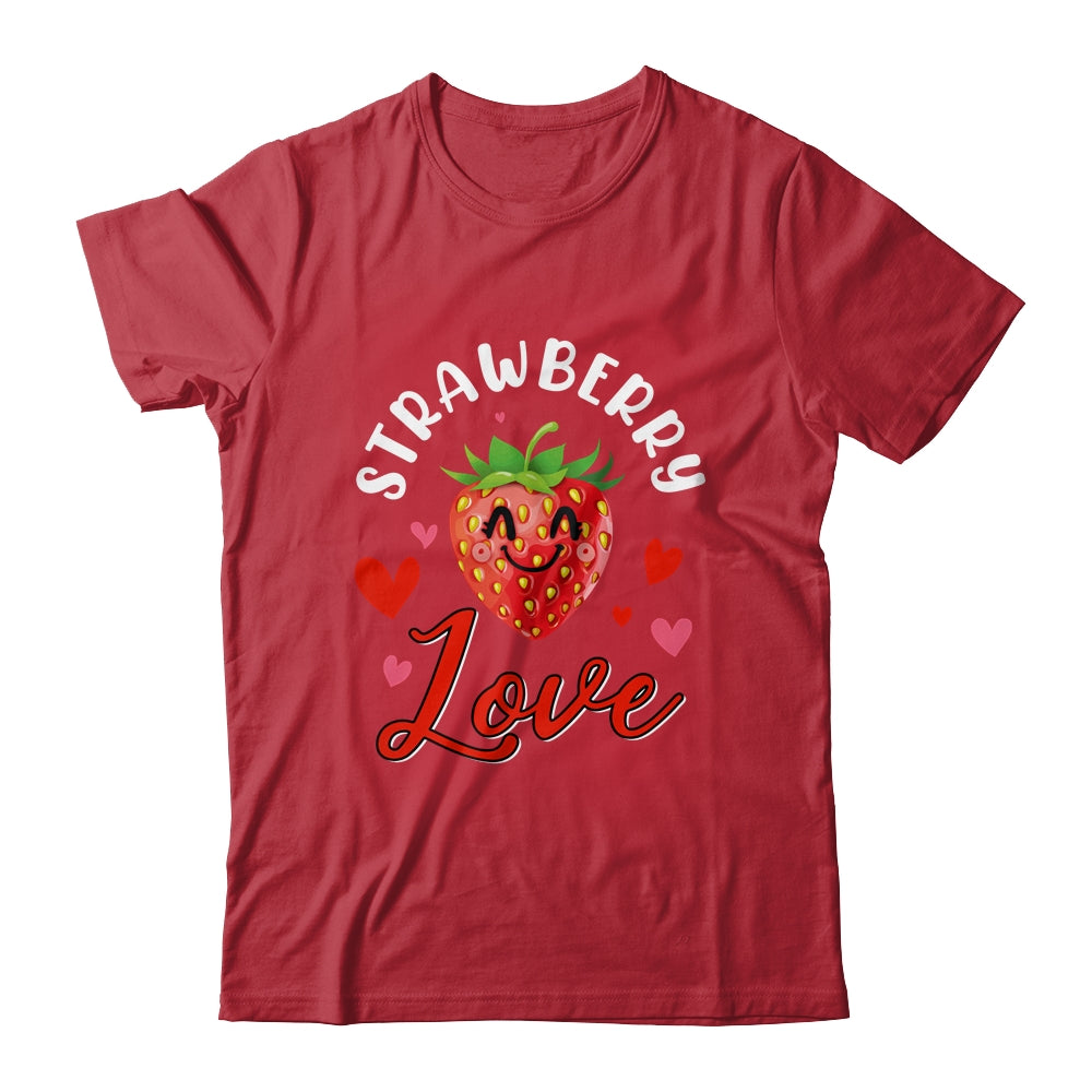 Strawberry Love Fruit Smiling Farmer Greengrocer Women Shirt & Tank Top | siriusteestore