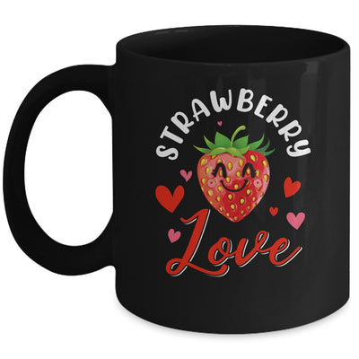 Strawberry Love Fruit Smiling Farmer Greengrocer Women Mug | siriusteestore