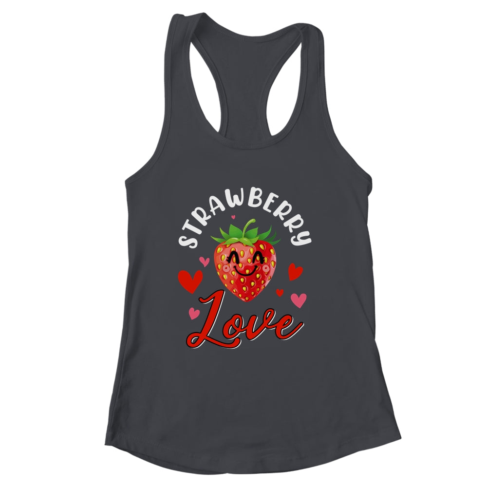 Strawberry Love Fruit Smiling Farmer Greengrocer Women Shirt & Tank Top | siriusteestore