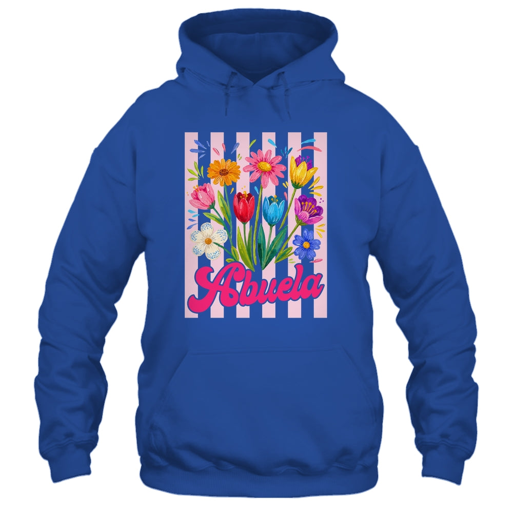 Striped Abuela Wildflowers Coquette Bow Floral Mothers Day Shirt & Tank Top | siriusteestore