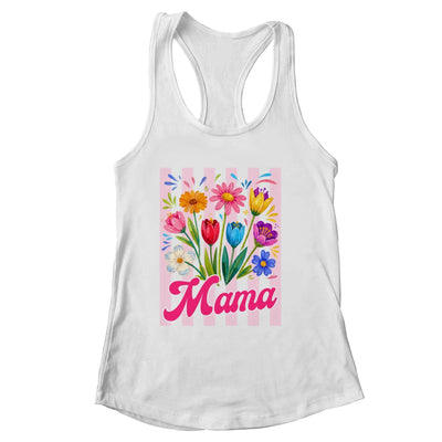 Striped Mama Wildflowers Coquette Bow Floral Mothers Day Shirt & Tank Top | siriusteestore