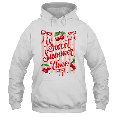 Striped Sweet Summer Time Cherry Coquette Retro Vacation Shirt & Tank Top | siriusteestore