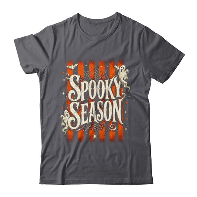 Stripes Spooky Season Halloween Ghost Bat Men Women Shirt & Sweatshirt | siriusteestore