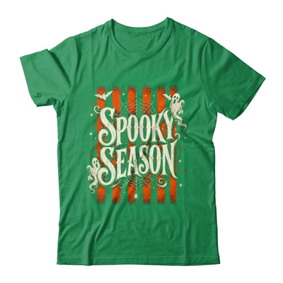 Stripes Spooky Season Halloween Ghost Bat Men Women Shirt & Sweatshirt | siriusteestore
