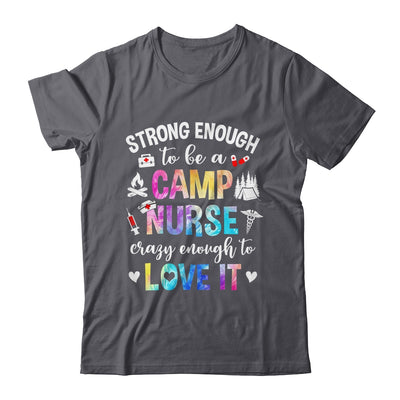 Strong Enough To Be A Camp Nurse Camp Nursing Summer Camping Shirt & Tank Top | siriusteestore
