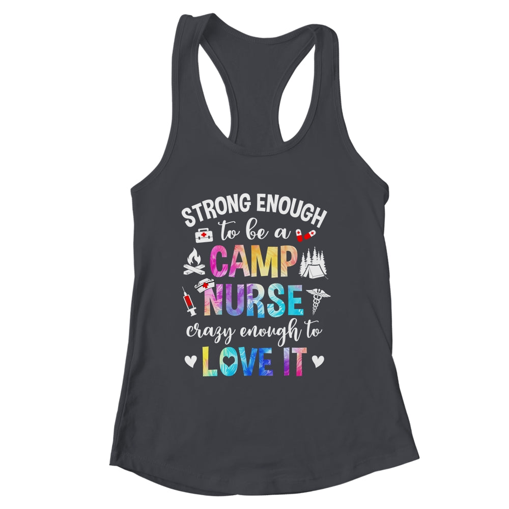 Strong Enough To Be A Camp Nurse Camp Nursing Summer Camping Shirt & Tank Top | siriusteestore