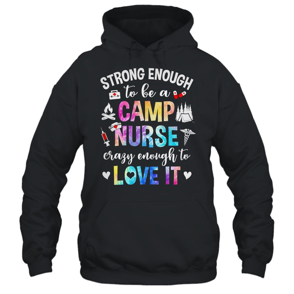 Strong Enough To Be A Camp Nurse Camp Nursing Summer Camping Shirt & Tank Top | siriusteestore