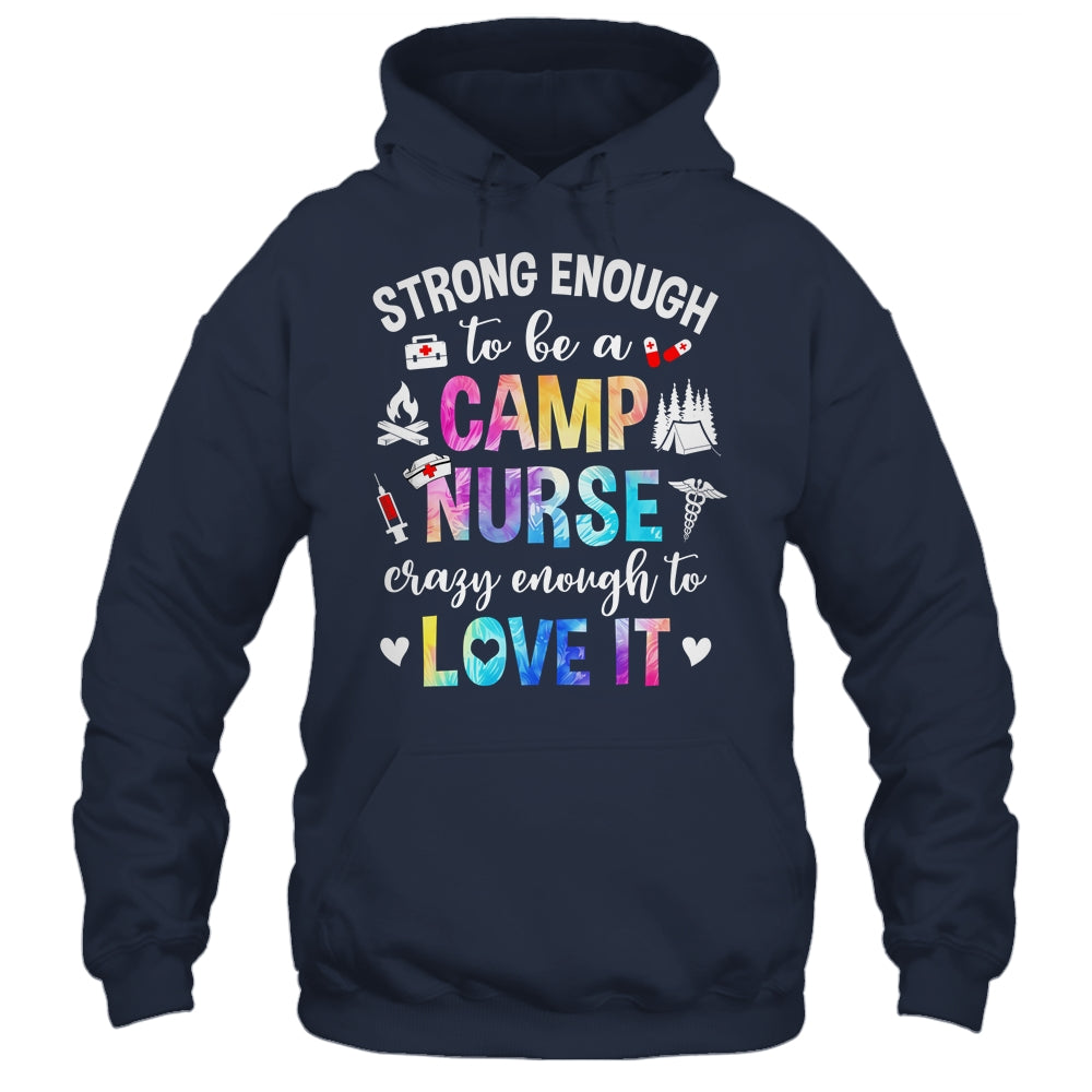 Strong Enough To Be A Camp Nurse Camp Nursing Summer Camping Shirt & Tank Top | siriusteestore