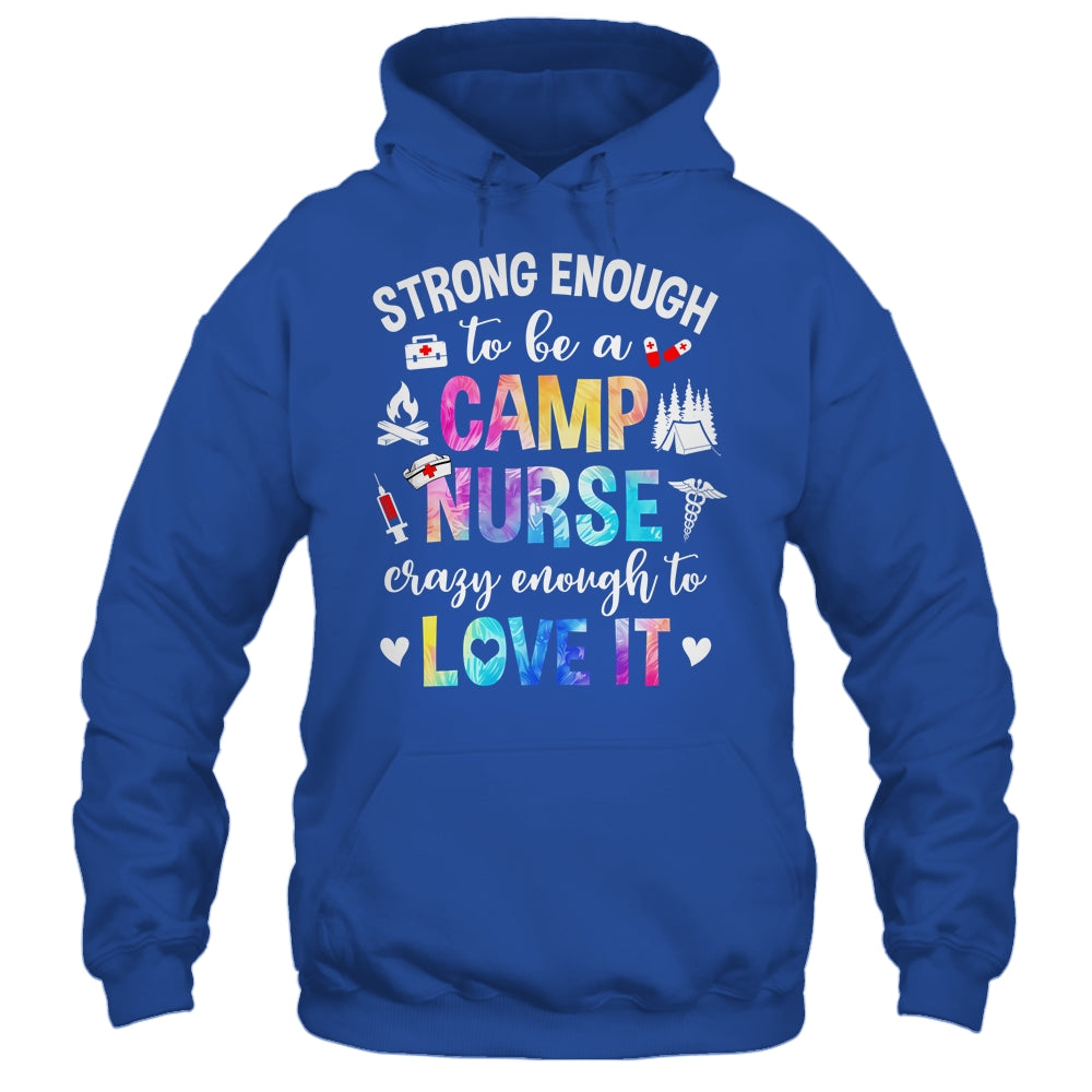 Strong Enough To Be A Camp Nurse Camp Nursing Summer Camping Shirt & Tank Top | siriusteestore