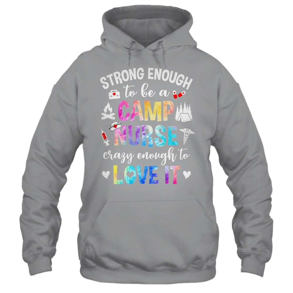 Strong Enough To Be A Camp Nurse Camp Nursing Summer Camping Shirt & Tank Top | siriusteestore